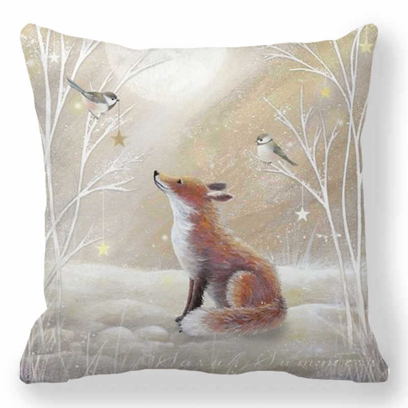 Christmas Peach Skin Pillowcase