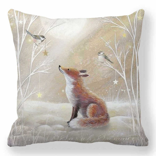 Christmas Peach Skin Pillowcase