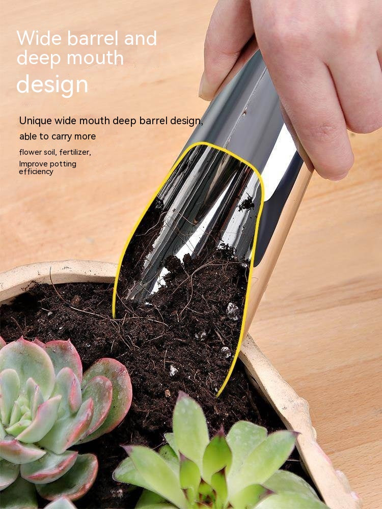 Gardening Stainless Steel Barrel Shovel