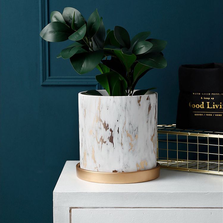 Marble Ceramic Flower Pot