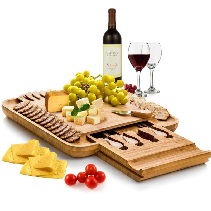 Cutting Board with Knife Drawer