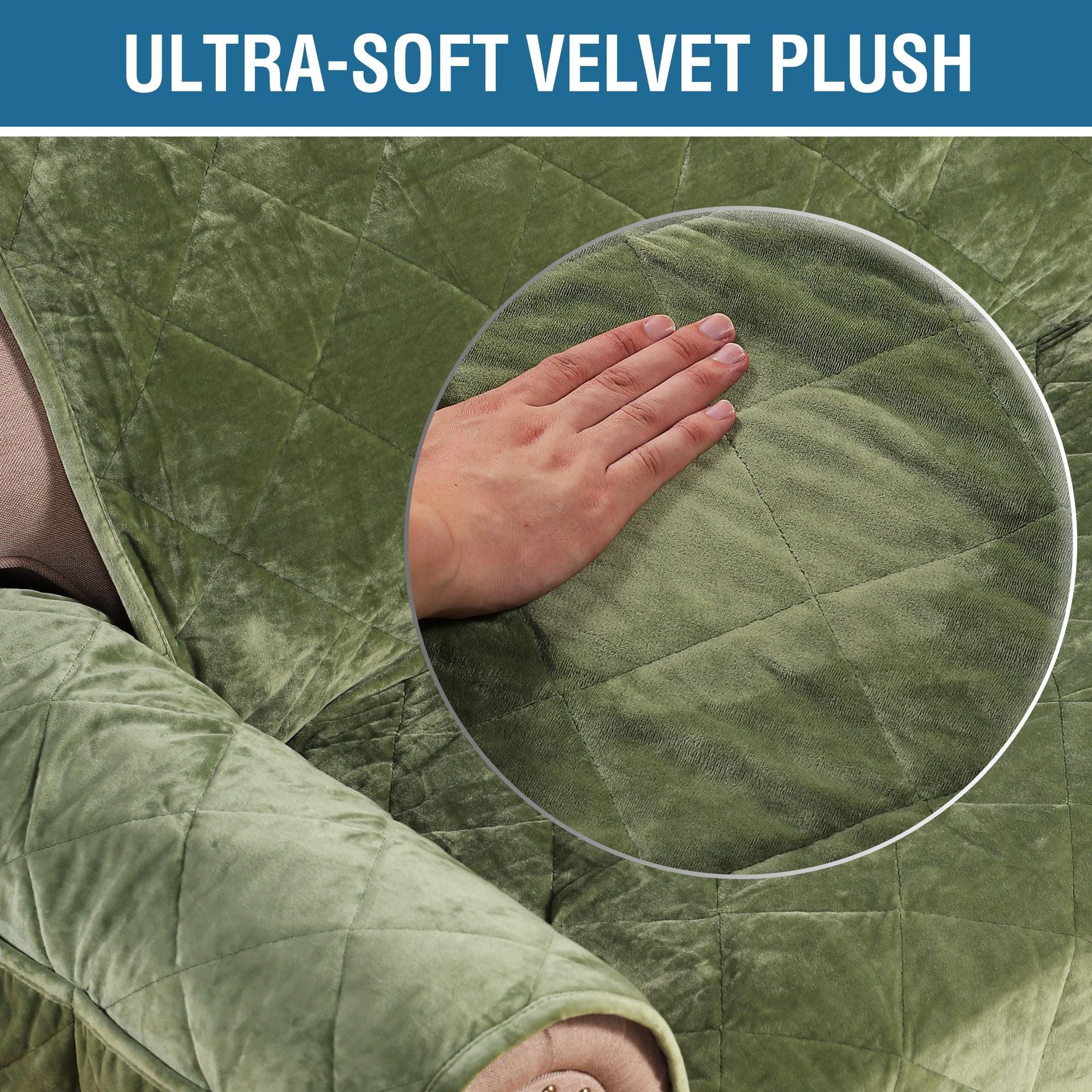 Non-Slip Plush Sofa Cushion Cover