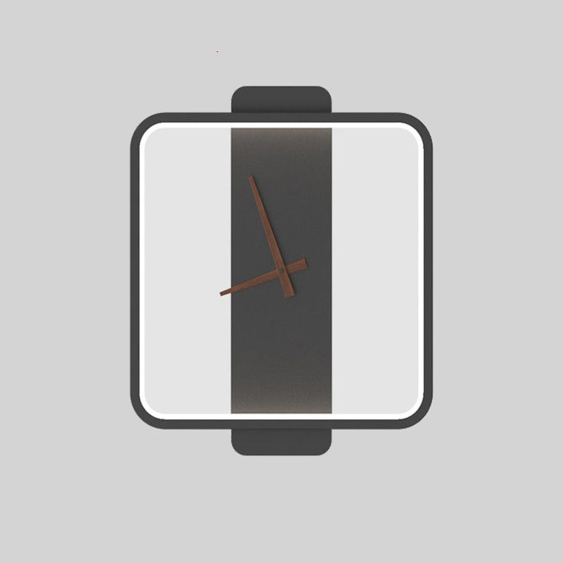 Nordic Wall Lamp Clock