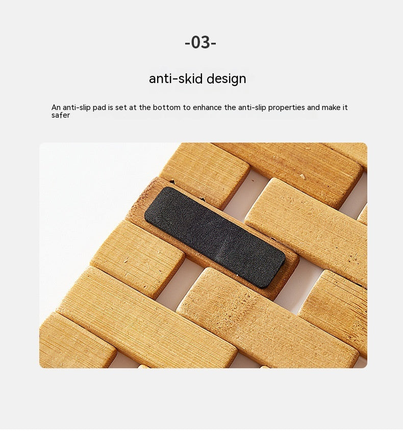 Non-slip Bamboo Mat