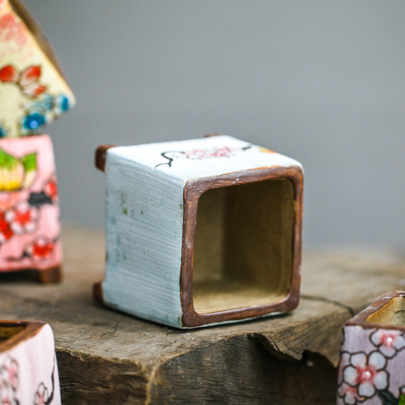 Painted Ceramic Pots