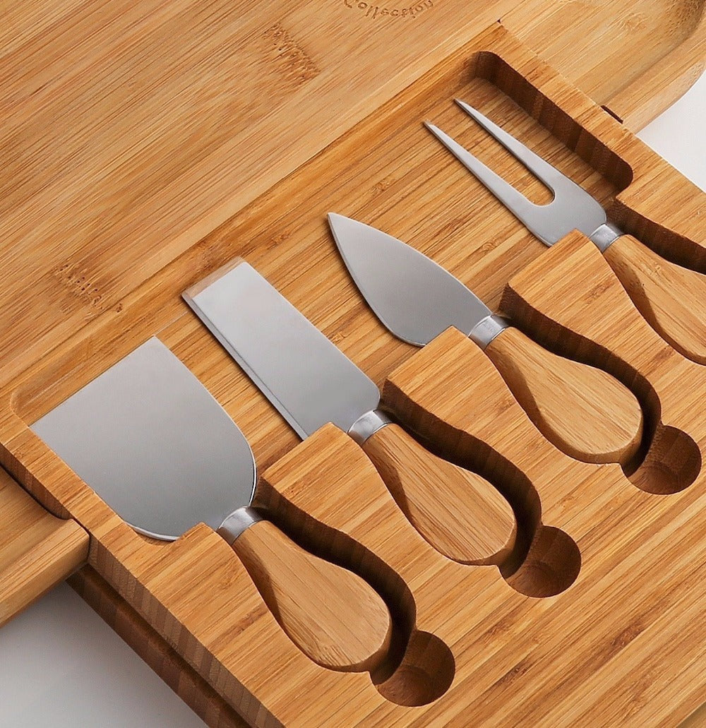 Cutting Board with Knife Drawer