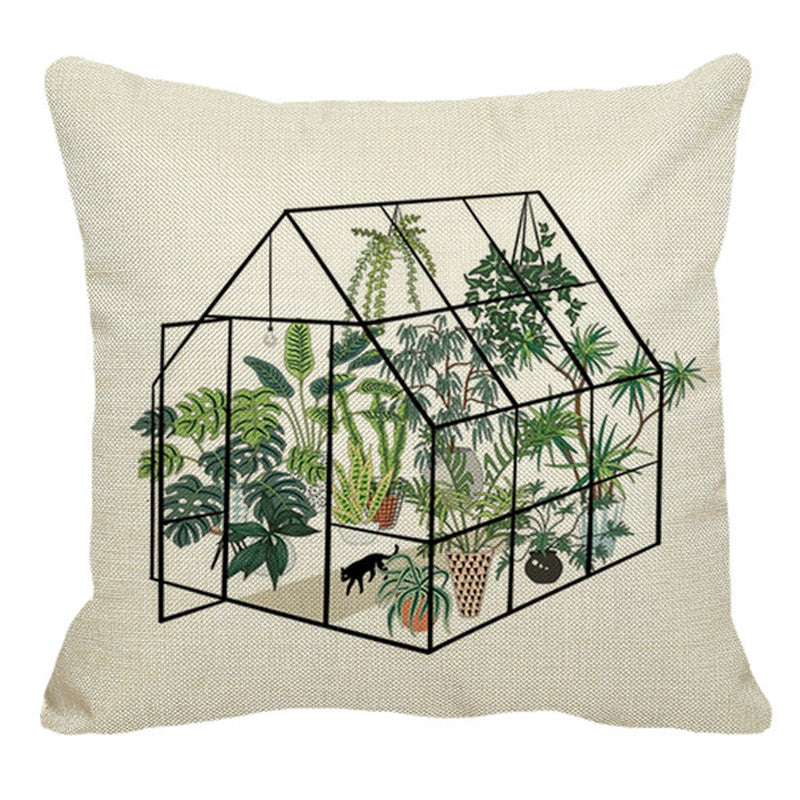 Nordic Style Linen Pillow Cover
