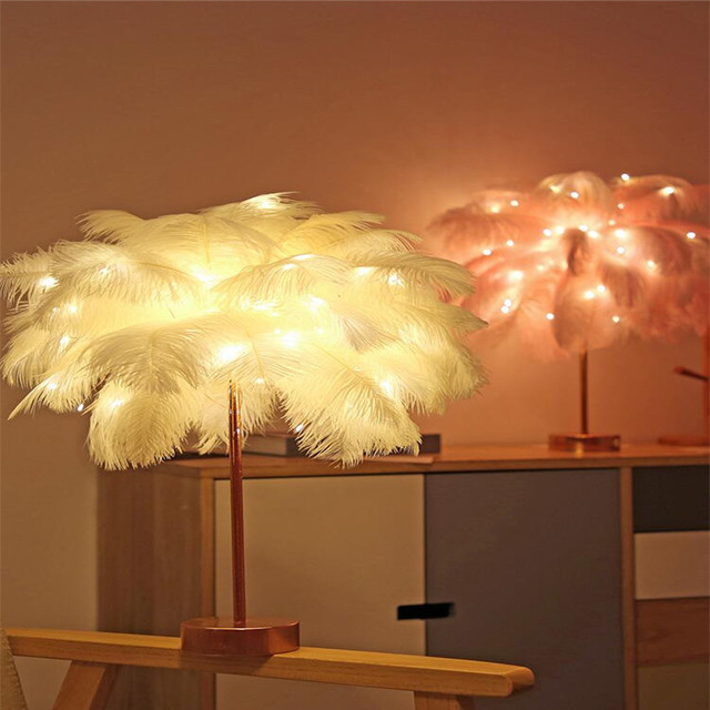 Feather Lamp