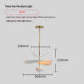 Sleek Modern Petal Chandelier Lighting
