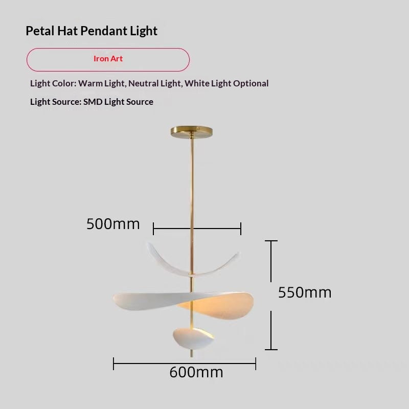 Sleek Modern Petal Chandelier Lighting