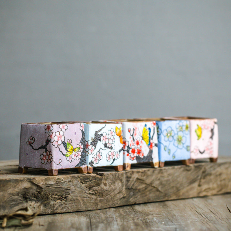 Painted Ceramic Pots
