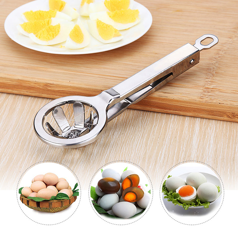 Stainless Steel Egg Cutter - Hexagonal