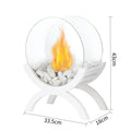 Indoor Fireplace With Real Flame