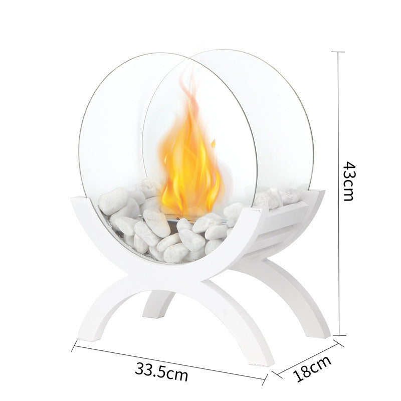 Indoor Fireplace With Real Flame