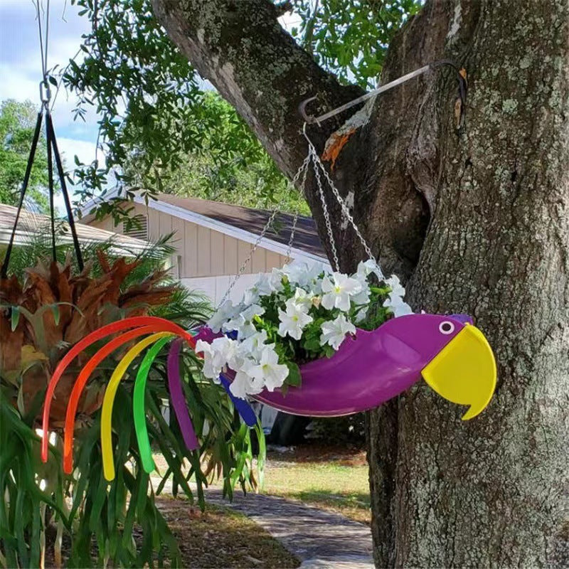 Hanging Animal Flower Pot