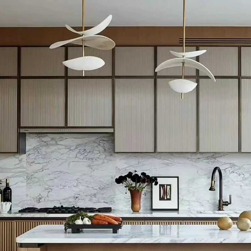 Sleek Modern Petal Chandelier Lighting