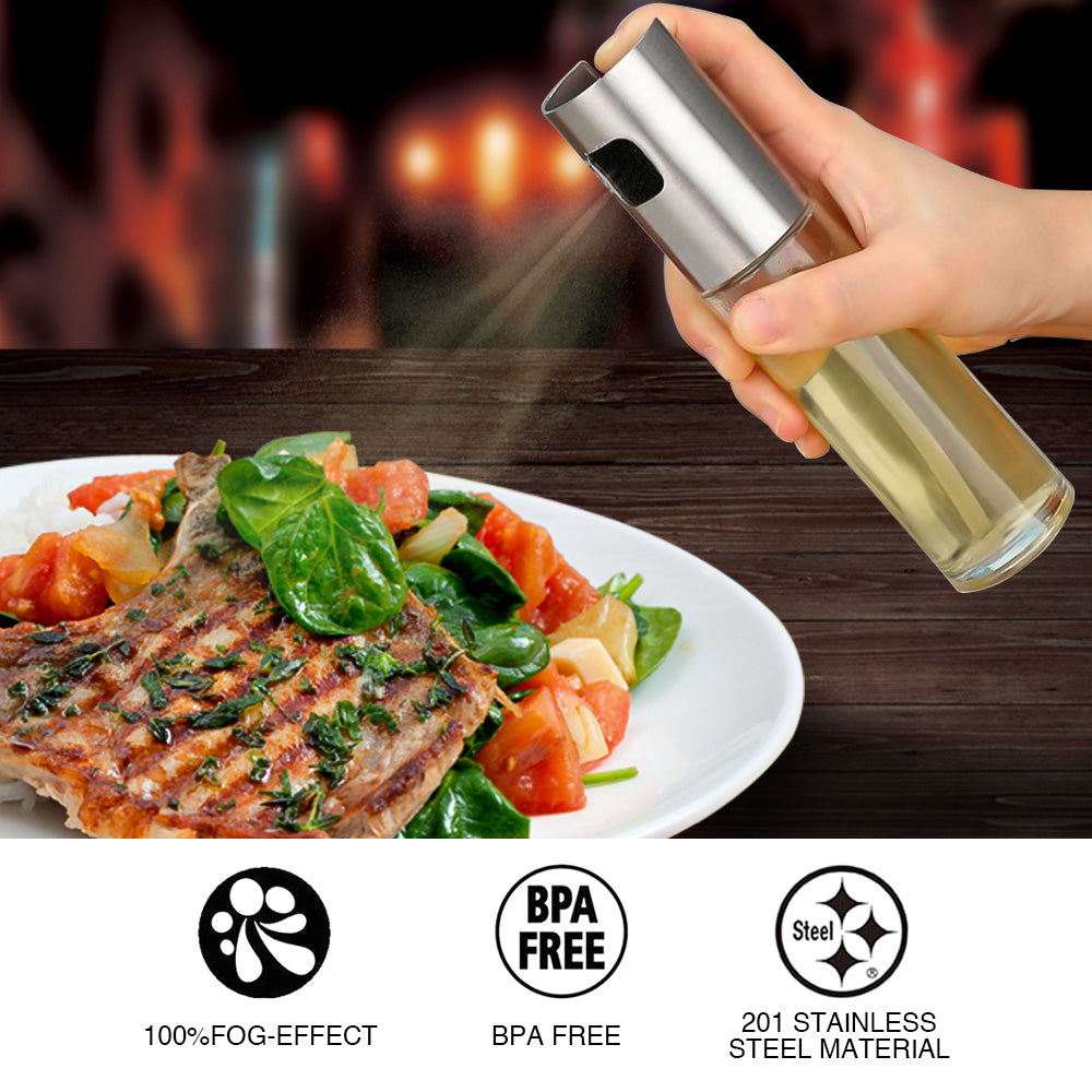 Glass Oil & Vinegar Spray Bottle