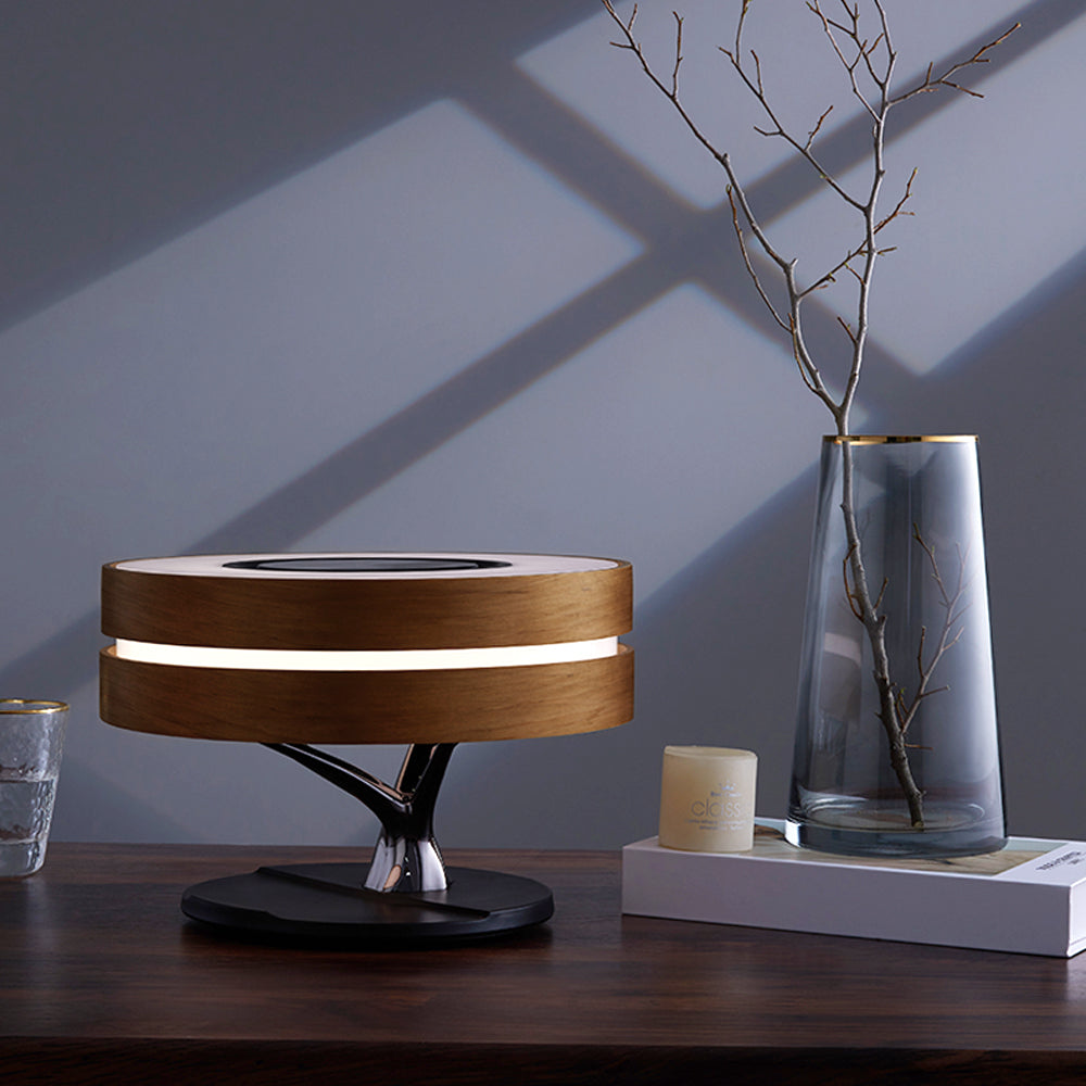 Round Intelligent Bluetooth Bed Lamp
