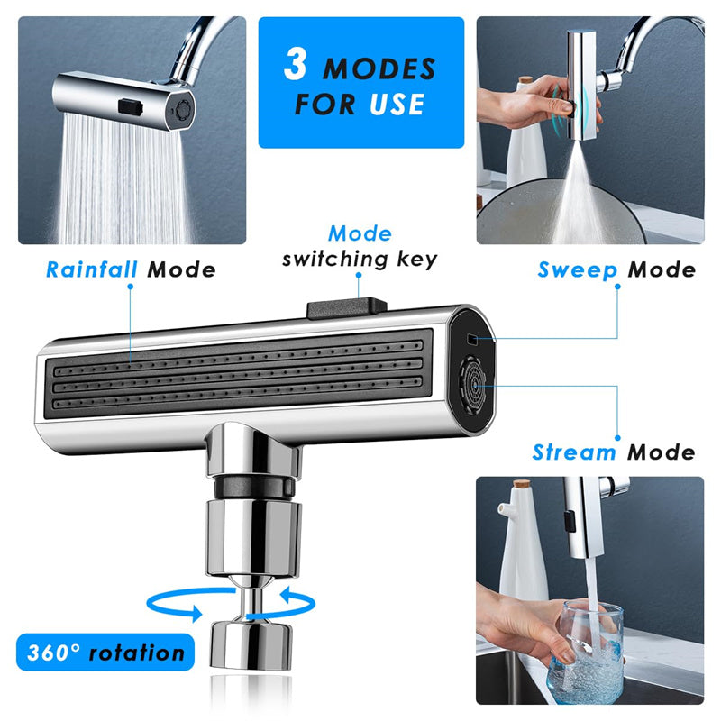 Kitchen Faucet Waterfall Extension