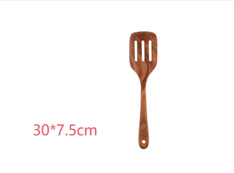 Thailand Teak Natural Wood Kitchen Tool Set
