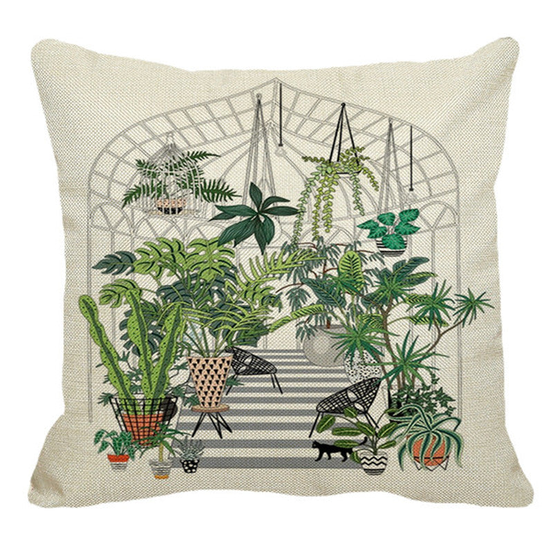 Nordic Style Linen Pillow Cover