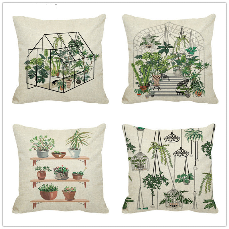 Nordic Style Linen Pillow Cover