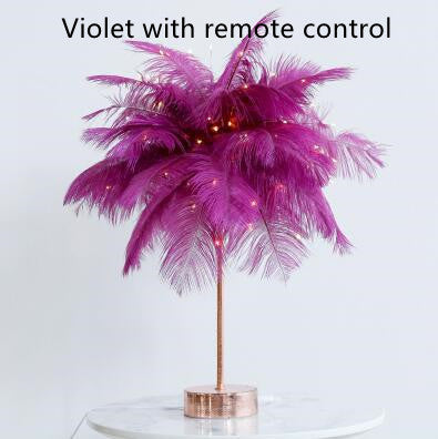 Feather Lamp