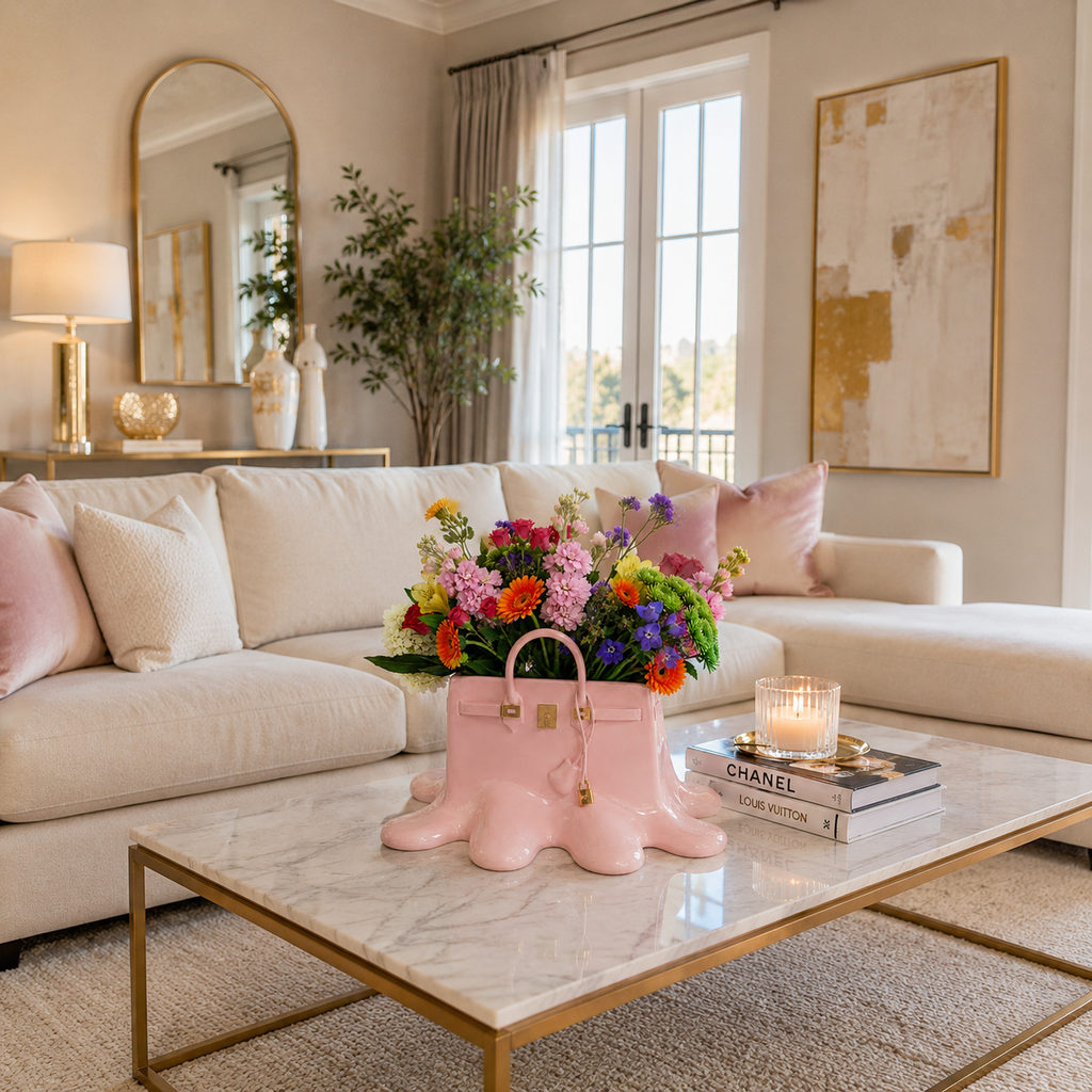 Luxury Designer Handbag Vase