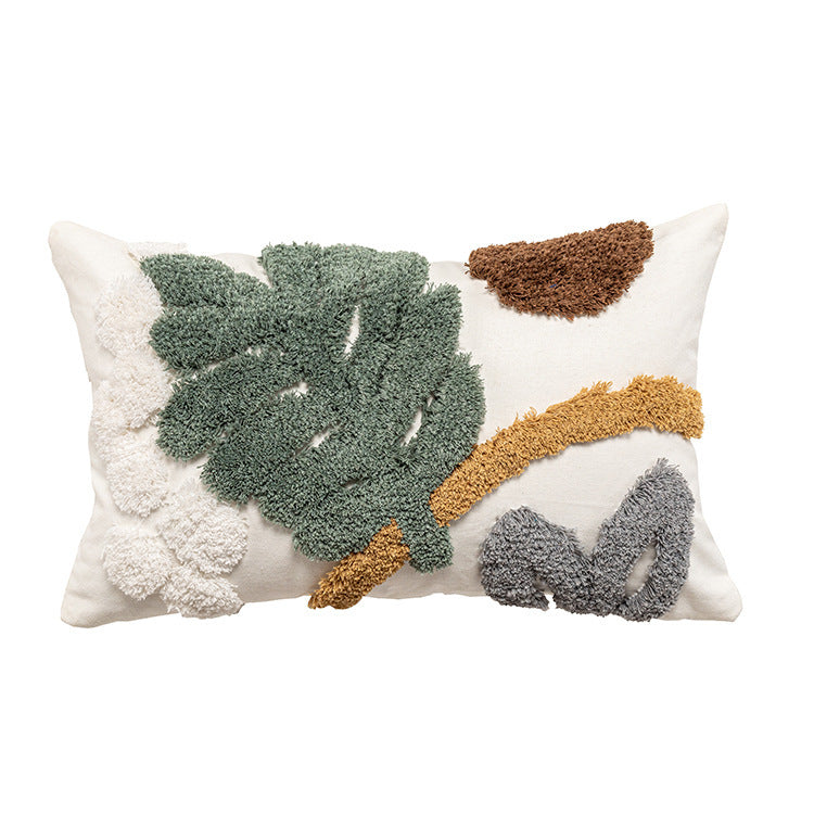 Bohemian Style Tufted Pillow Cover