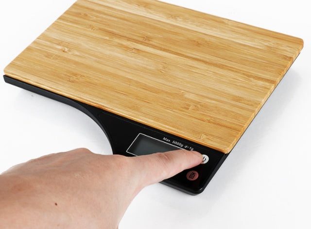 Electronic Bamboo Kitchen Scale