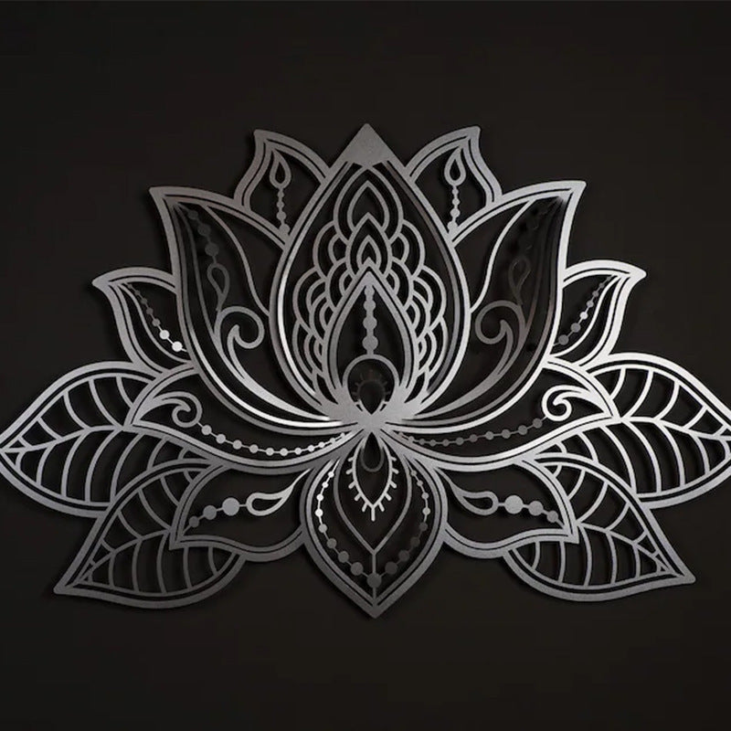 Metal Lotus Wall Art