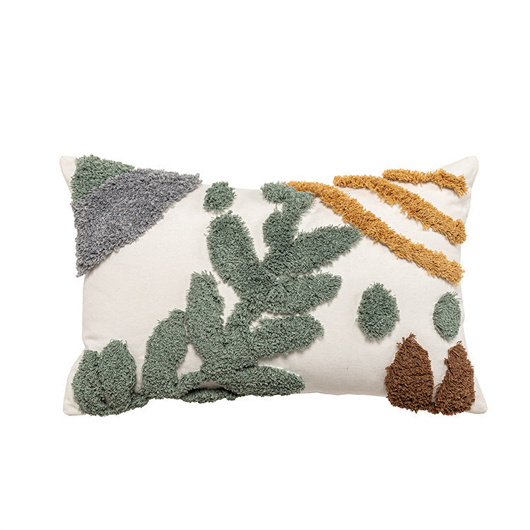 Bohemian Style Tufted Pillow Cover